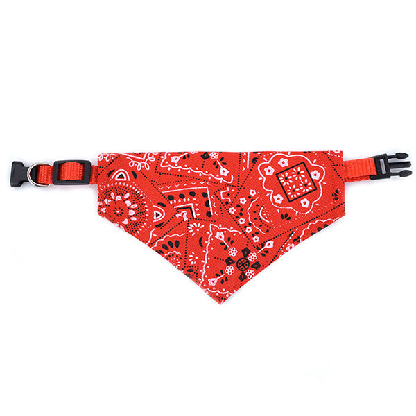 Adjustable Pet Dog Triangular Bandage Puppy Cat Scarf Bandana Collar Bibs Cat Neck Decor Dogs Cats Pets Accessories