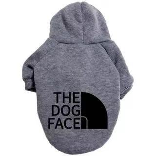 Dog Face Clothing, Autumn and Winter Pet Clothes ,Small and Medium-sized Dog Hoodie ,French Bulldog Schnauzer Teddy Coat Sweater