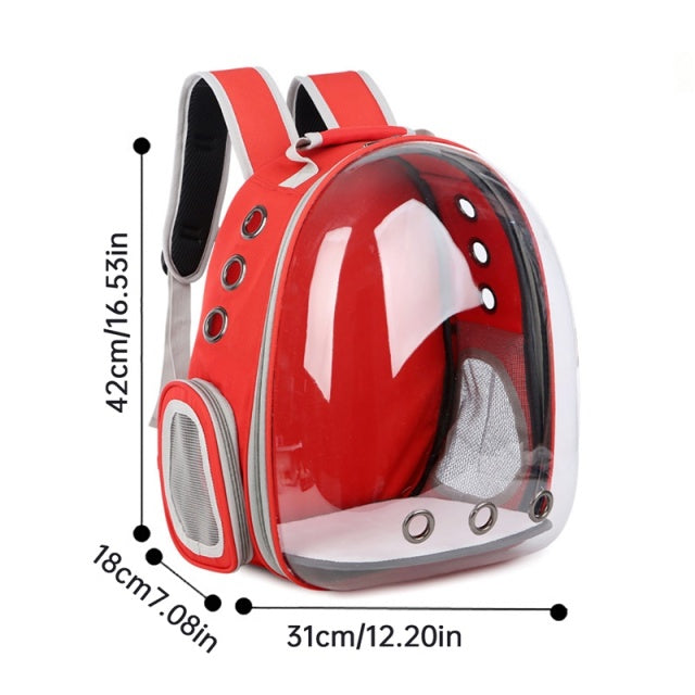 Cat Carrier Bags Breathable Pet Carriers Small Dog Cat Backpack Travel Space Capsule Cage Pet Transport Bag Carrying For Cats