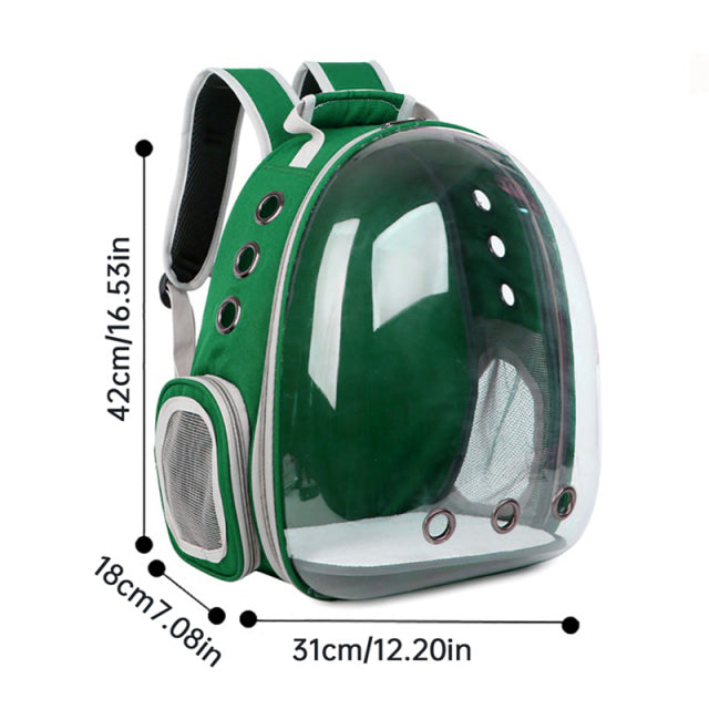 Cat Carrier Bags Breathable Pet Carriers Small Dog Cat Backpack Travel Space Capsule Cage Pet Transport Bag Carrying For Cats