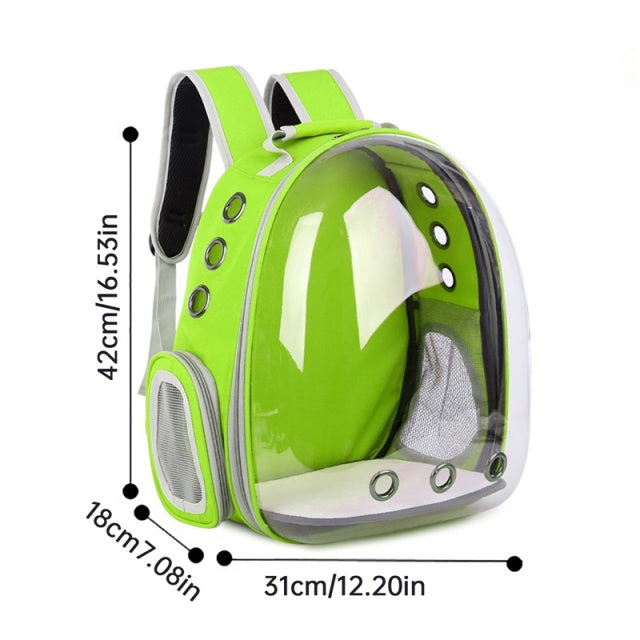 Cat Carrier Bags Breathable Pet Carriers Small Dog Cat Backpack Travel Space Capsule Cage Pet Transport Bag Carrying For Cats