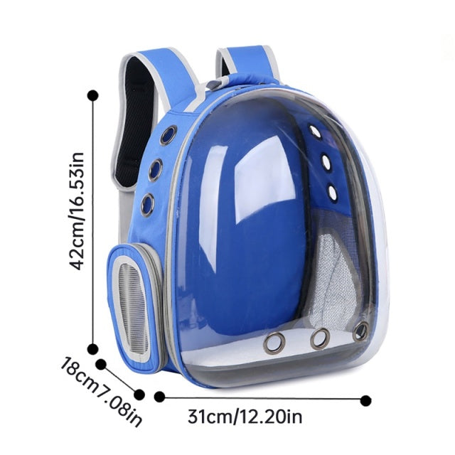 Cat Carrier Bags Breathable Pet Carriers Small Dog Cat Backpack Travel Space Capsule Cage Pet Transport Bag Carrying For Cats