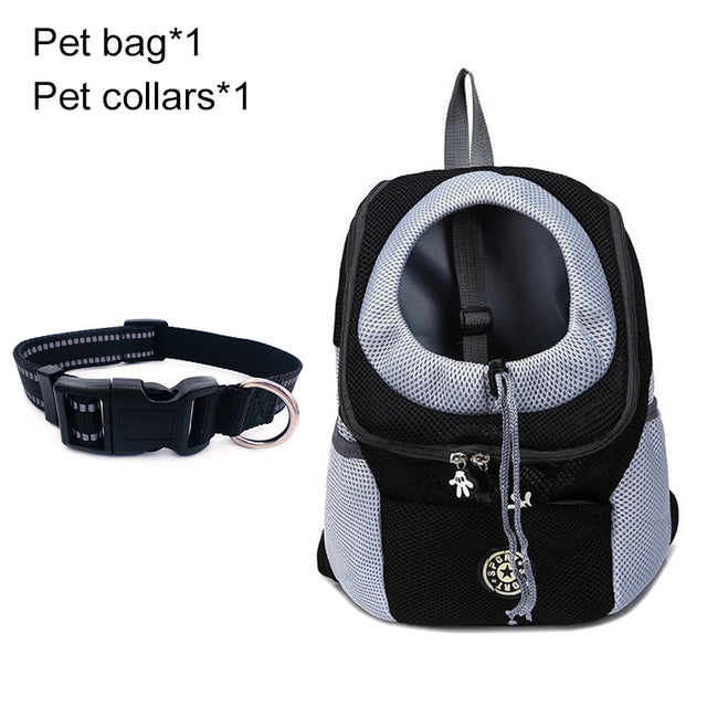 Pet Dog Carrier Bag Carrier For Dogs Backpack Out Double Shoulder Portable Travel Backpack Outdoor Dog Carrier Bag Travel Set
