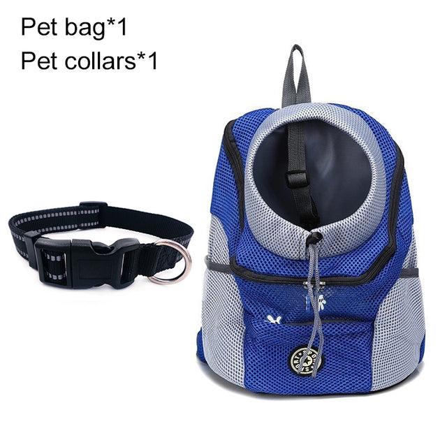 Pet Dog Carrier Bag Carrier For Dogs Backpack Out Double Shoulder Portable Travel Backpack Outdoor Dog Carrier Bag Travel Set