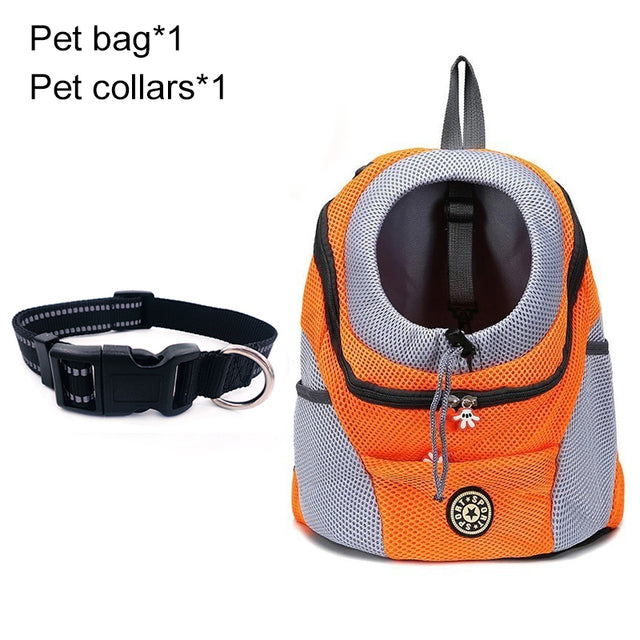 Pet Dog Carrier Bag Carrier For Dogs Backpack Out Double Shoulder Portable Travel Backpack Outdoor Dog Carrier Bag Travel Set