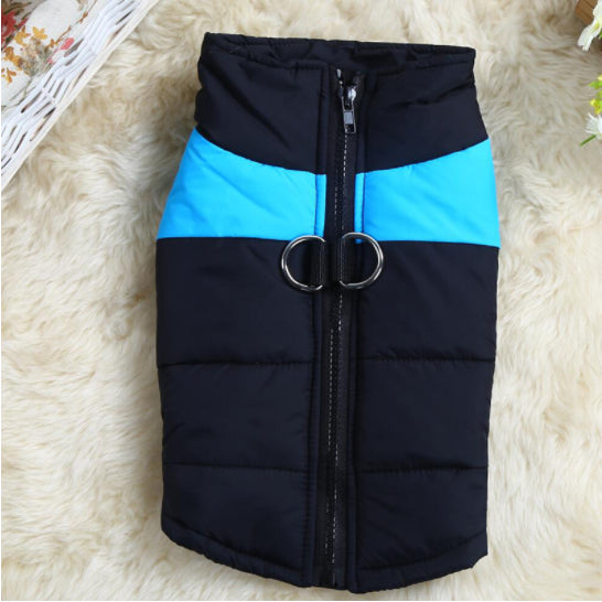Winter Warm Dog Clothes Waterproof Outfit Vest Winter Windproof Pets Dog Jacket Coat Padded Labrador French Bulldog Outfits
