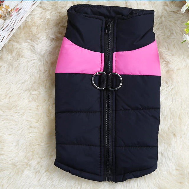 Winter Warm Dog Clothes Waterproof Outfit Vest Winter Windproof Pets Dog Jacket Coat Padded Labrador French Bulldog Outfits