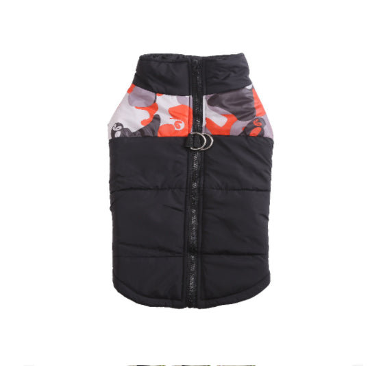 Winter Warm Dog Clothes Waterproof Outfit Vest Winter Windproof Pets Dog Jacket Coat Padded Labrador French Bulldog Outfits
