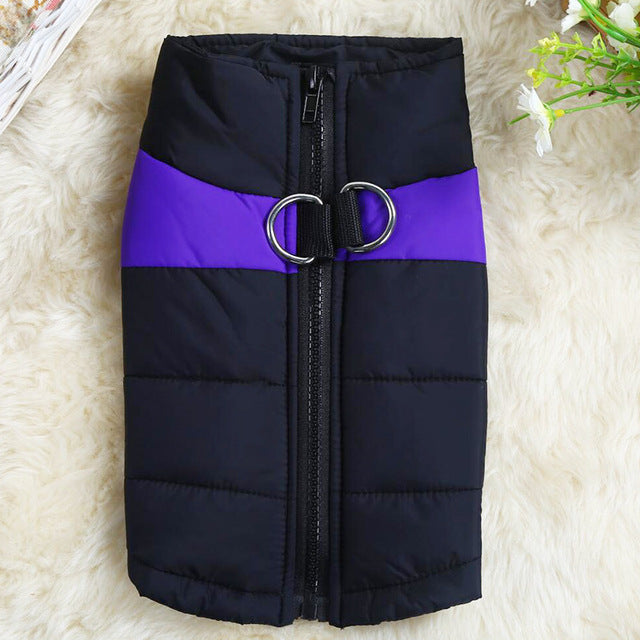 Winter Warm Dog Clothes Waterproof Outfit Vest Winter Windproof Pets Dog Jacket Coat Padded Labrador French Bulldog Outfits