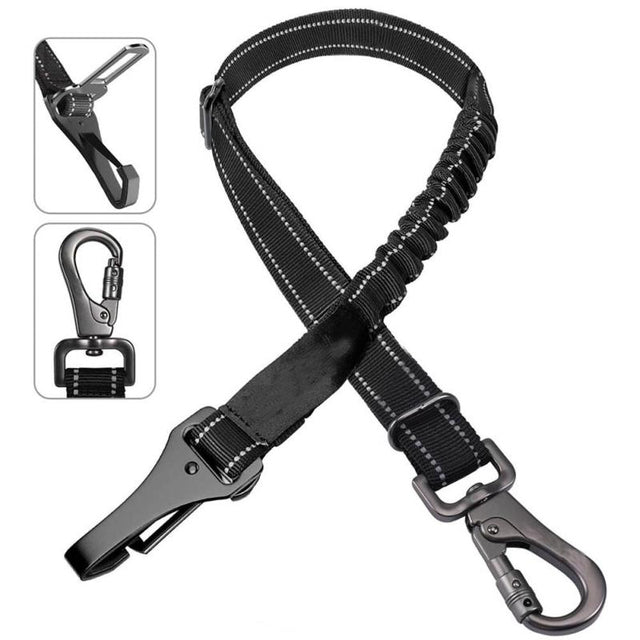 Dog Cat Car Safety Belt Adjustable Leash Vehicle Seat Belt Magic Clip Pet Supplies Harness Safe Lever Traction Collar