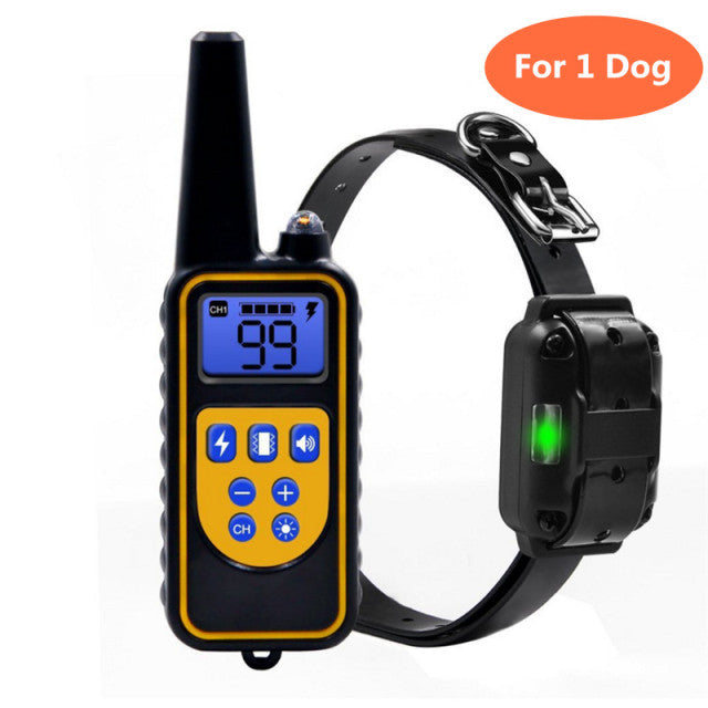 800m Electric Dog Training Collar Waterproof Rechargeable Pet Remote Control With LCD Display For All Size Shock Vibration Sound