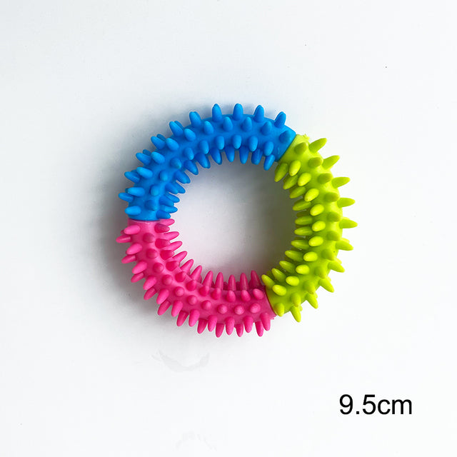 Dog Toys for Big Dogs EVA Interactive Training Ring Puller Resistant for Dogs Pet Flying Discs Bite Ring Toy for Small Dog