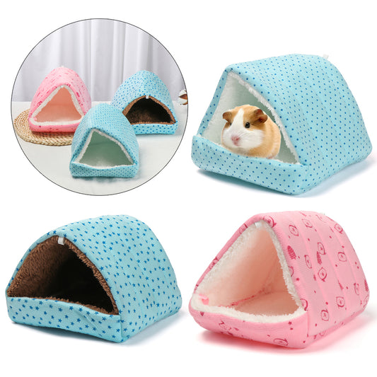 Guinea Pig Hamster Cage Soft Warm Cotton Small Animal Sleeping Nest Bed Mat Accessories For Pets Rat Ferret Honey Glider House