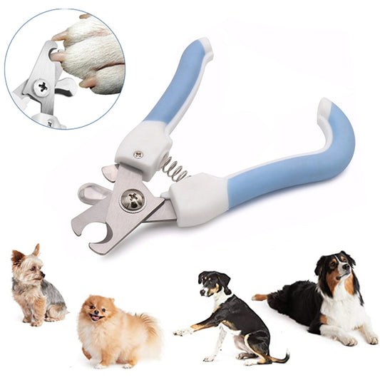 Professional Pet Nail Clipper Stainless Steel Dog Cat Nail Trimmer Labor-Saving Nail Clipper Convenient Dog Grooming Supplies