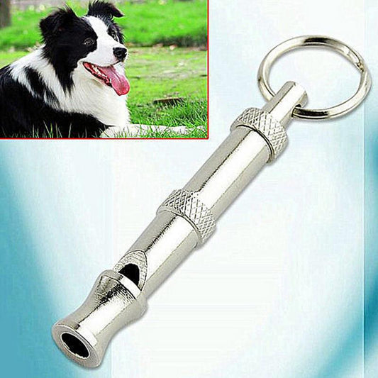 Long Brass Adjustable Whistle Pet Obedient Whistle Can Adjust Sound Waves Dog Whistles Dogs Train Whistle Household Pet Supplies