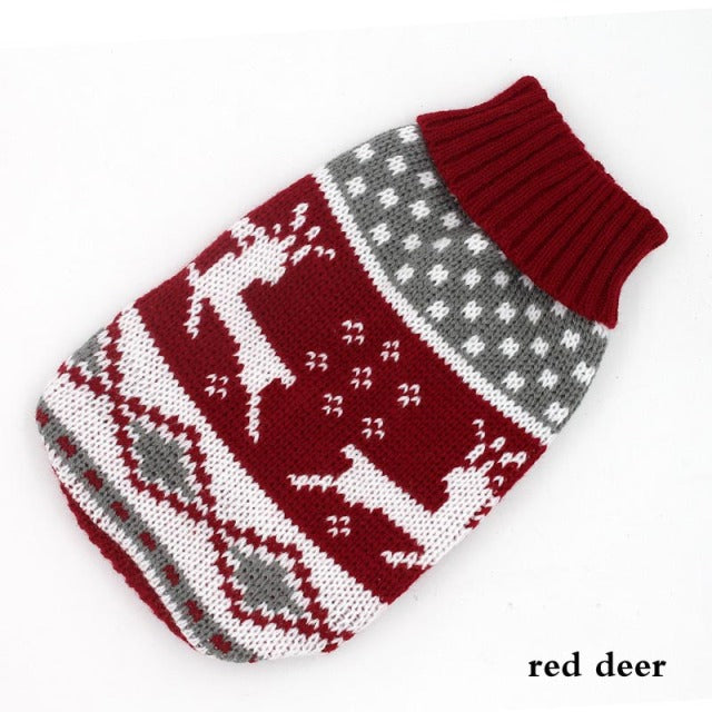 Warm Dog Clothes for Small Medium Dogs Knitted Cat Sweater Pet Clothing for Chihuahua Bulldogs Puppy Costume Coat Winter