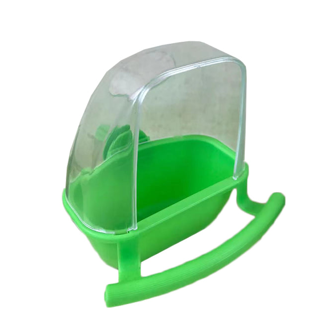 1 Pcs Bird Supplies Bird Cage Feeder Parrot Birds Water Hanging Bowl Parakeet Feeder Box Pet Cage Plastic Food Container