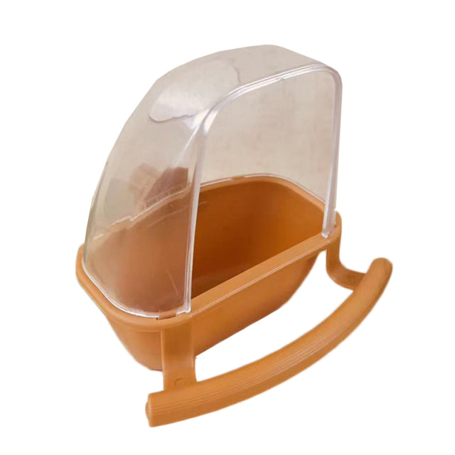 1 Pcs Bird Supplies Bird Cage Feeder Parrot Birds Water Hanging Bowl Parakeet Feeder Box Pet Cage Plastic Food Container