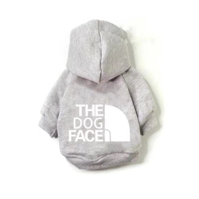 Dog Face Clothing, Autumn and Winter Pet Clothes ,Small and Medium-sized Dog Hoodie ,French Bulldog Schnauzer Teddy Coat Sweater