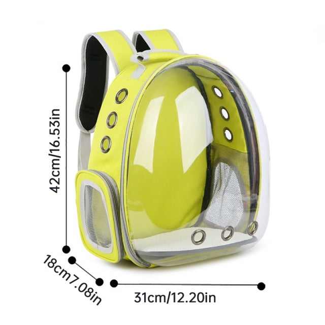 Cat Carrier Bags Breathable Pet Carriers Small Dog Cat Backpack Travel Space Capsule Cage Pet Transport Bag Carrying For Cats