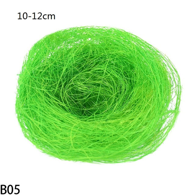 8-25cm Nature Bird Nest Easter Decoration DIY Handmade Craft Birds Nest for Easter Party Home Garden Decoration