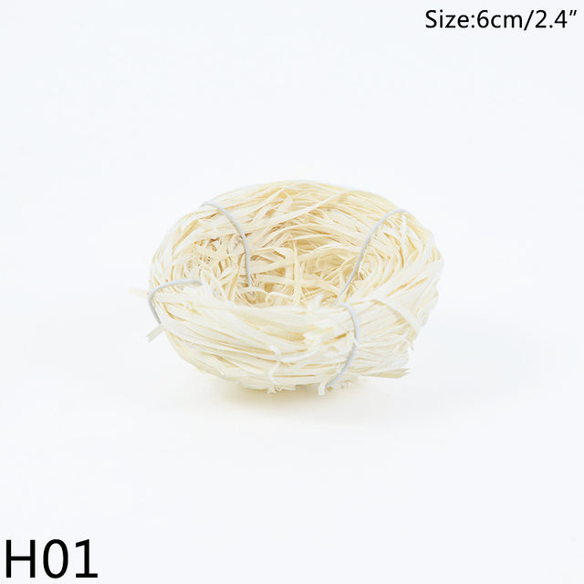 8-25cm Nature Bird Nest Easter Decoration DIY Handmade Craft Birds Nest for Easter Party Home Garden Decoration