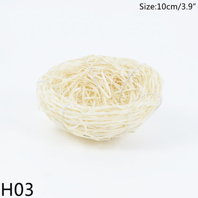 8-25cm Nature Bird Nest Easter Decoration DIY Handmade Craft Birds Nest for Easter Party Home Garden Decoration