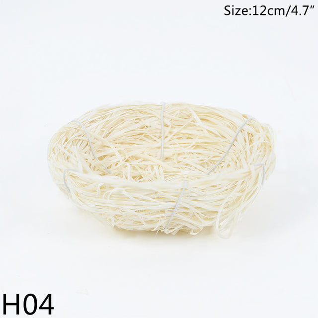 8-25cm Nature Bird Nest Easter Decoration DIY Handmade Craft Birds Nest for Easter Party Home Garden Decoration