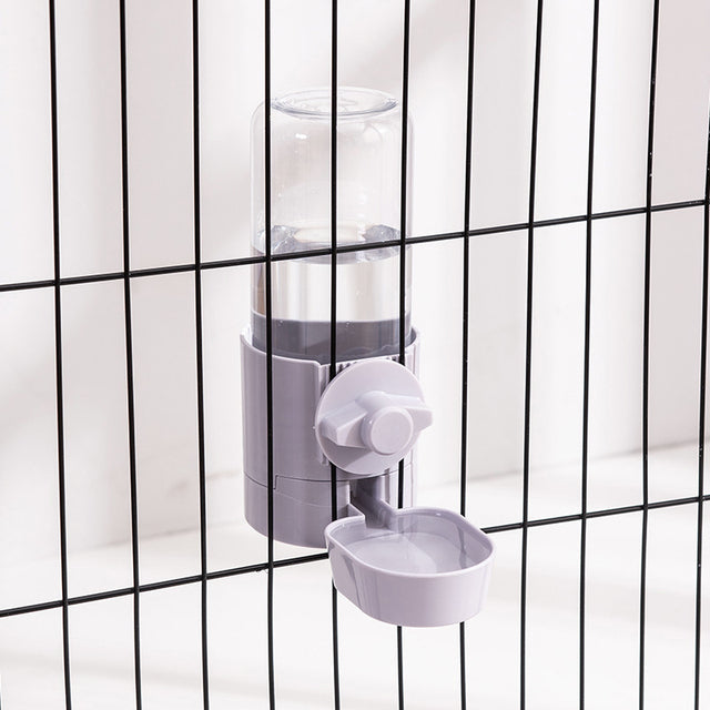 Automatic Pet Bowls Cage Hanging Feeder Pet Water Bottle Food Container Dispenser Bowl For Puppy Cats Rabbit Pet Feeding Product