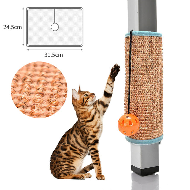 Cat Scratcher For Sofa Protector Furniture Natural Sisal Scratching Post Pad Kitten Cat Toys Pad Gray Pet Supplies Fast Delivery