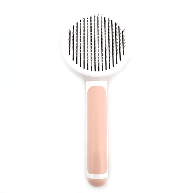 Self Cleaning Slicker Brush for Dog and Cat Removes Undercoat Tangled Hair Massages Particle Pet Comb Improves Circulation