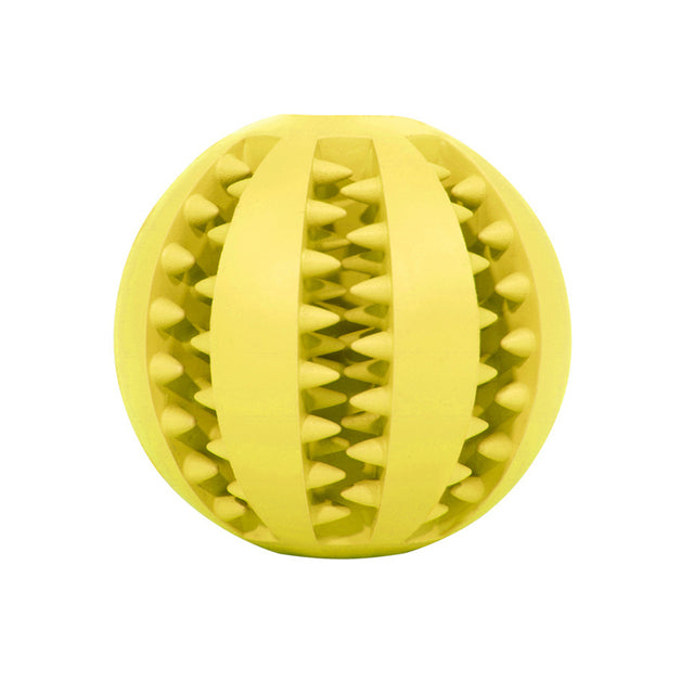 Pet Dog Toy Interactive Rubber Balls for Small Large Dogs Puppy Cat Chewing Toys Pet Tooth Cleaning Indestructible Dog Food Ball