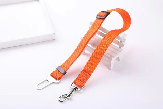 Dog Cat Car Safety Belt Adjustable Leash Vehicle Seat Belt  Magic Clip Pet Supplies Harness Safe Lever Traction Collar