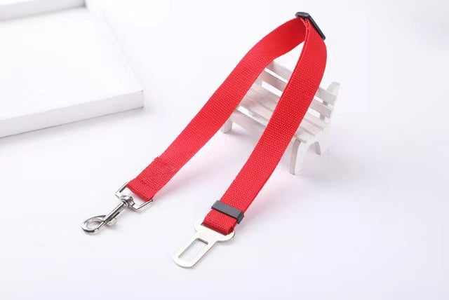 Dog Cat Car Safety Belt Adjustable Leash Vehicle Seat Belt  Magic Clip Pet Supplies Harness Safe Lever Traction Collar