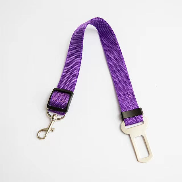 Dog Cat Car Safety Belt Adjustable Leash Vehicle Seat Belt  Magic Clip Pet Supplies Harness Safe Lever Traction Collar